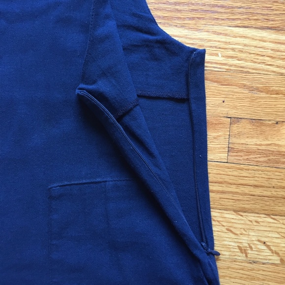 Fuego Azul Mexican Blue Linen Overalls - Picture 6 of 10